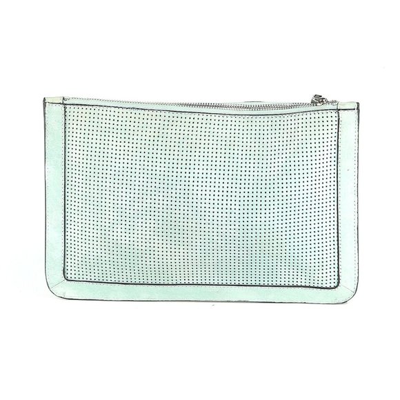 She + Lo Mint Green Studded Clutch Bag - Picture 2 of 2